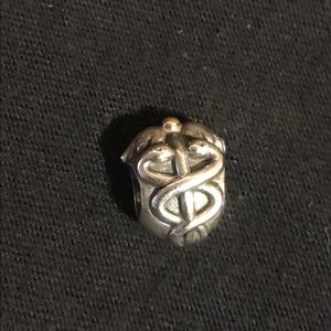 Pandora medical heart charm